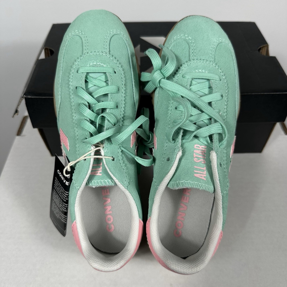Converse Run Star Trainer Unisex Lt Aqua Spark/Jellyrsh Women’s Size 6/ Men 4.5 - Picture 4 of 7
